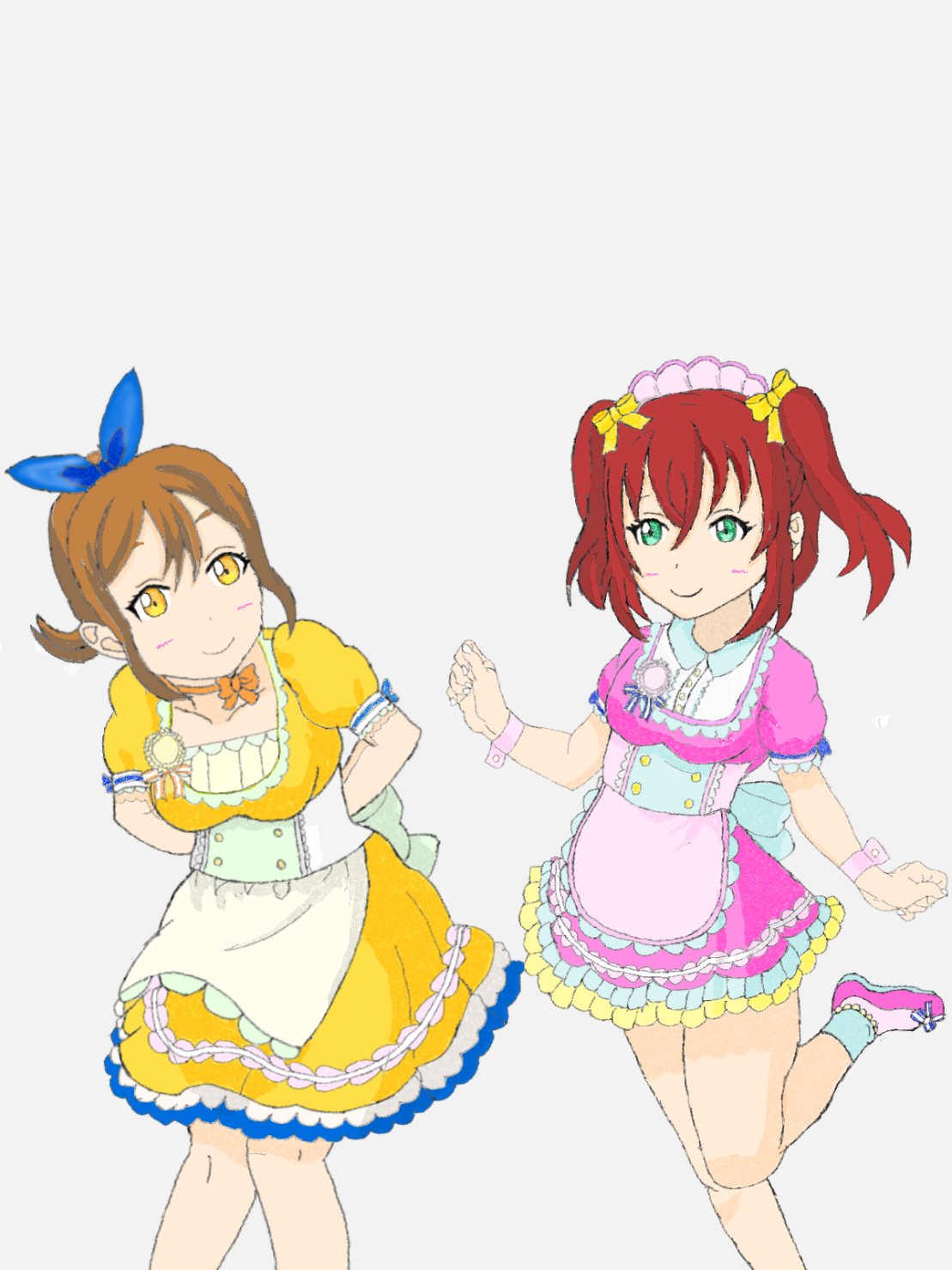 大宮テイラー スクフェスイベのルビまる Lovelive 黒澤ルビィ 国木田花丸 Lovelidon Mastodon For Lovelive